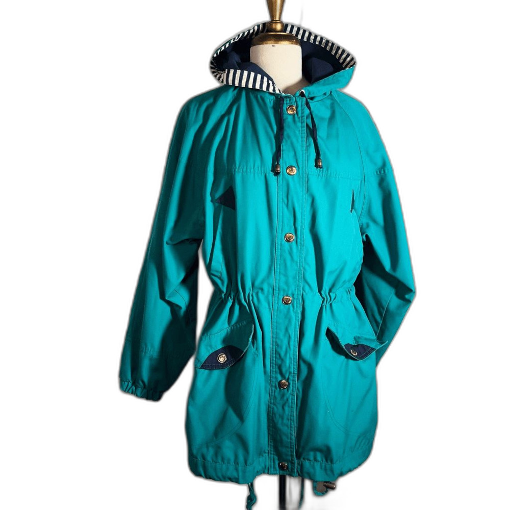 Basic Editions Jacket Womenβs Size M 90's VTG Athletic Vintage Windbreaker